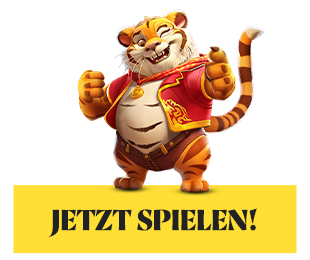 Tiger Maskottchen mit Aufruf zum Spielen