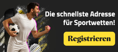 Bahibi Registrierung mit Fussballspieler und Registrieren Button